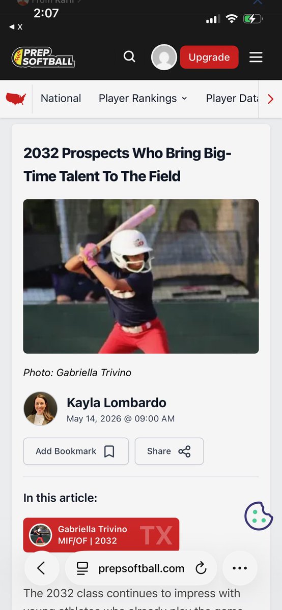 ladydukes2032's tweet photo. Our #5 is featured in Prep Softball 2032 Prospects 👏

Congratulations Lizzy! If you’ve had a chance to watch Lizzy in any and every position she plays you know it’s always fun to watch!💙 @LizzyHearn2032 https://t.co/MmHB5QLRiI