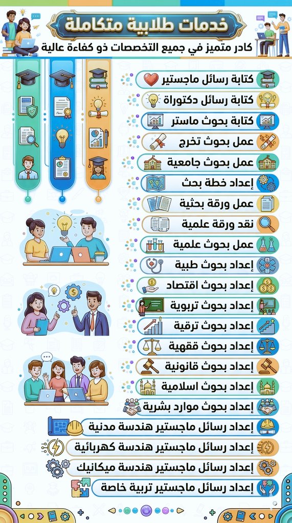 حل واجبات رسائل ماجستير مشاريع تخرج بحوث تخرج اكسل tweet media