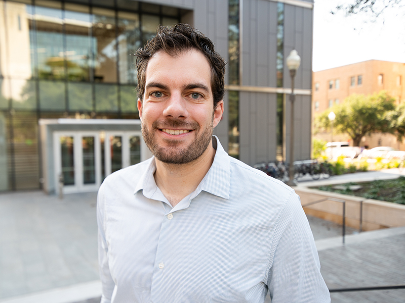 utmechengr's tweet photo. Congratulations to Alexander Marras, the 2026 recipient of the Dean’s Award for Outstanding Engineering Teaching by an Assistant Professor from the  @CockrellSchool! https://t.co/MFYweWevOX