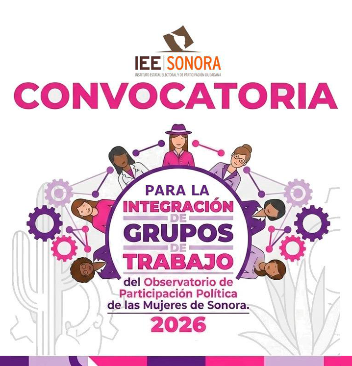 TEESonora's tweet photo. 📢 ¡Mañana es el último día para registrarte!

Participa en los grupos de trabajo del Observatorio de Participación Política de las Mujeres en Sonora y suma esfuerzos para impulsar una mayor participación y el ejercicio pleno de los derechos político-electorales de las mujeres.

Temas que se abordarán:

-  Armonización legislativa.
-  Violencia Política contra las Mujeres en Razón de Género.
-  Paridad.

Convocatoria: https://t.co/fHtpV4AFol

📩 Regístrate en: observatorio.ppmsonora@gmail.com
⏳ Fecha límite de inscripción: 15 de mayo de 2026.