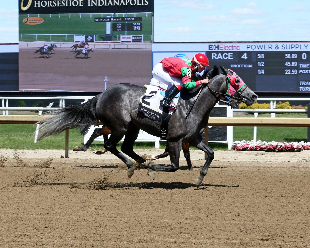 JohnGDooley's tweet photo. WE’LL DO IT LIVE ($5.20) with @ommeeks starts the Cross Country Pick 5 (Leg A) @NYRABets on Thursday between @HSIndyRacing and Belmont at The Big A @TheNYRA on America’s Day at the Races @FOXSports. The Factor mare was making her third start of the year for Genaro Garcia after two @TurfwayPark starts. She sold for $100,000 @OBSSales March 2yo 2023. No claims in for the $12,500 tag today.