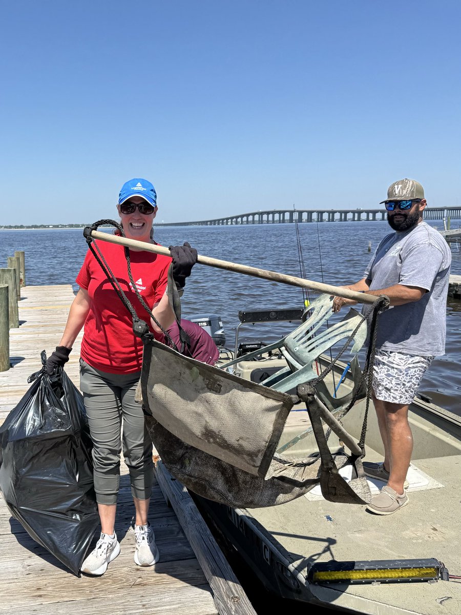 MS_Power's tweet photo. Today, nearly 40 volunteers came together at our Renew Our Rivers Henderson Point cleanup in Pass Christian! More than a ton of trash was collected, leaving our waterways cleaner and our communities stronger 🌊💪 https://t.co/8o1lcObO20