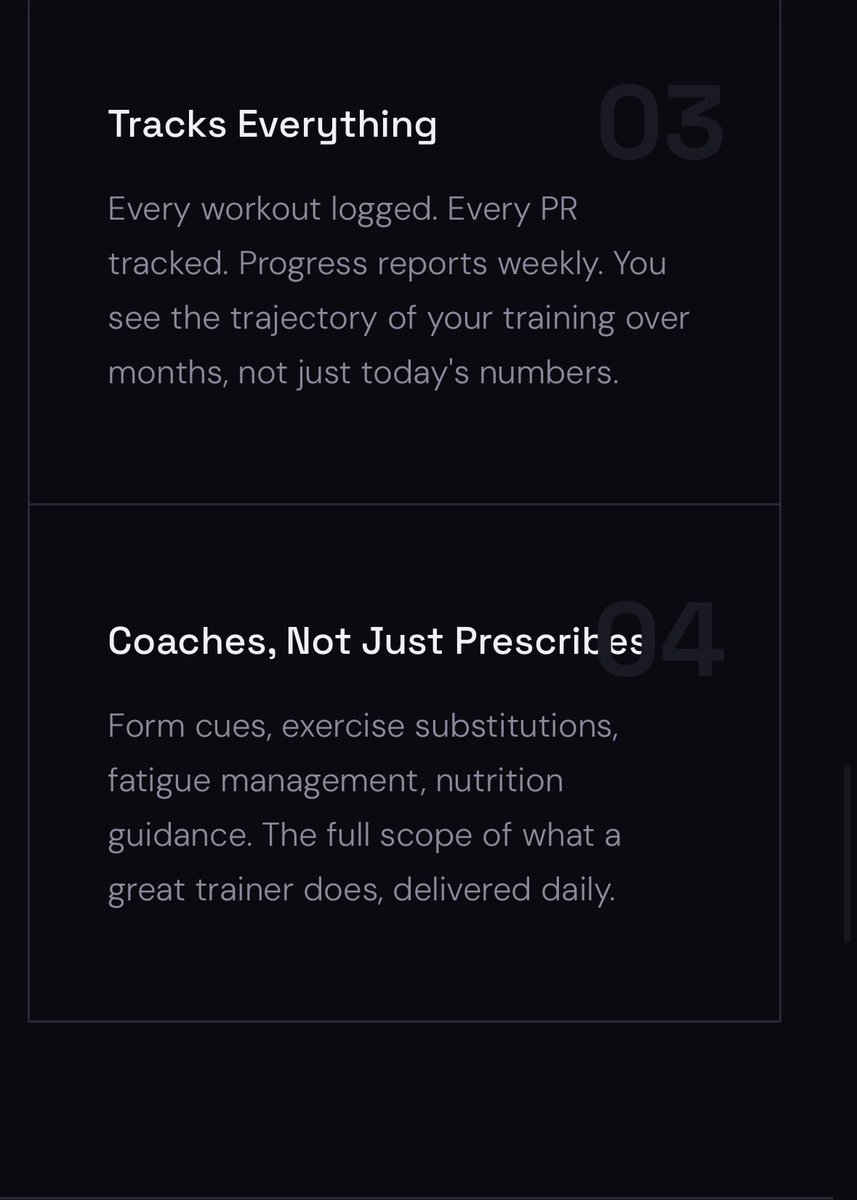 LiftCortex's tweet photo. 5 training sessions every week? $29/MONTH

USE CODE “FOUNDER” &amp; become one of our founding members

Your trainer teaches and evolves with you to give you the optimum exercises FOR YOU.

Try LiftCortex free for 2wks!

https://t.co/SW78mPpZPw

#fitness #gym #AI #workout #trainer https://t.co/JNfnkpF15I