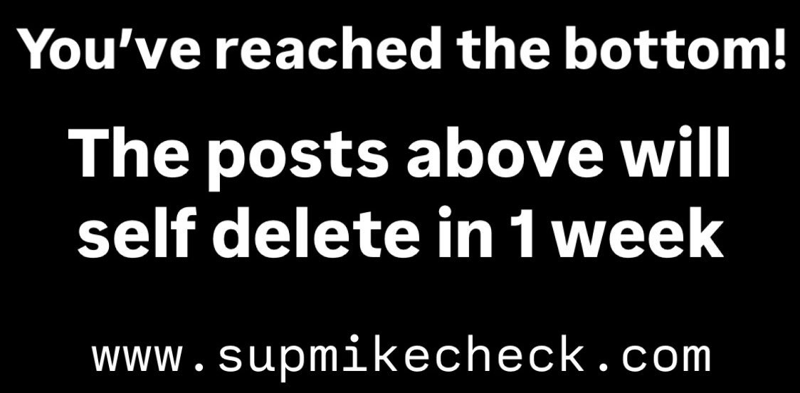 SUPMIKECHECK tweet media