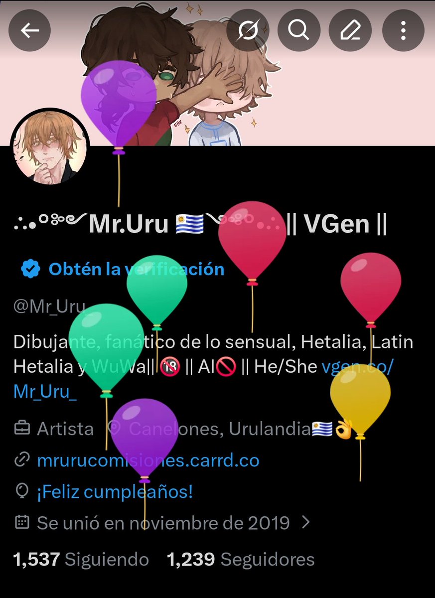 Mr_Uru_'s tweet photo. Wuuu Feliz cum para mi 🧓🎉 https://t.co/4SSegxesGk