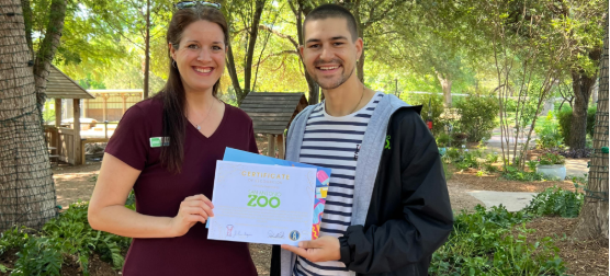 NISDReddix's tweet photo. Shout out to TWO amazing partners for our @NISDReddix adult students who are training to work with animals for future employment!   @SanAntonioZoo  &amp; @ADLofTX Paul Jolly!   YOU are making a difference in our students' future!   @nisd @NISDSpecialEd https://t.co/9mEjZUdw6h