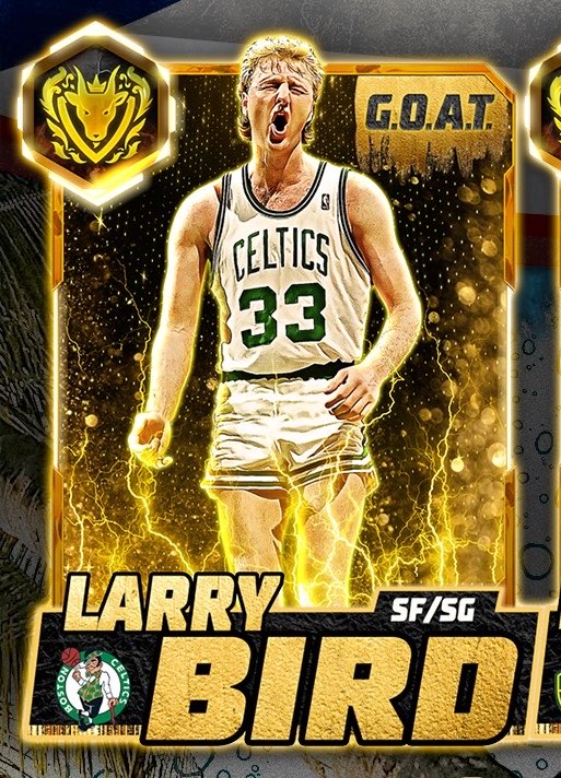 Curr's tweet photo. 2k25 GOAT Bird card art vs 2k26 they’re not even trying anymore 😭

(h/t @BasketballWes21) https://t.co/yL5Ep1HnXl