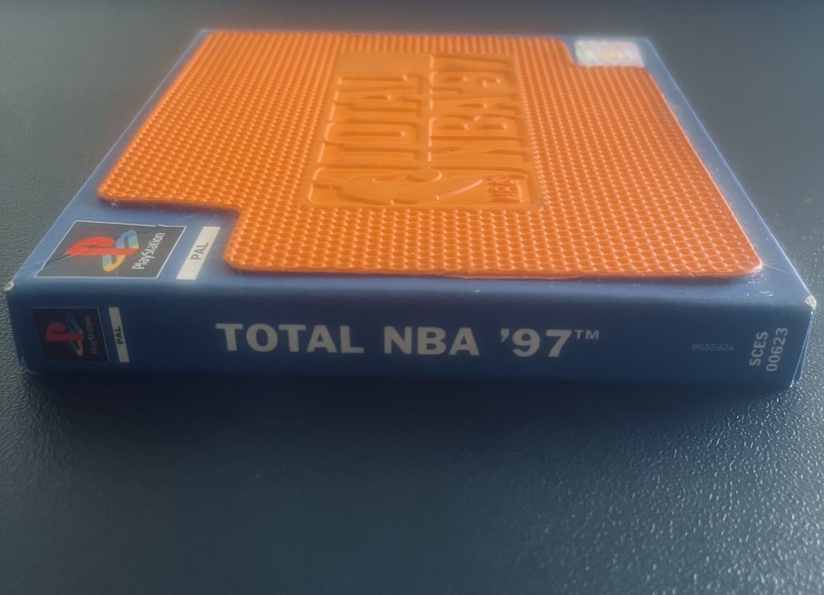 SportGaming24's tweet photo. Wanted this one in the collection for a while. One of the coolest PlayStation covers! 🏀🔥
#TOTALNBA97 #NBA https://t.co/w8Wsgr5j5x