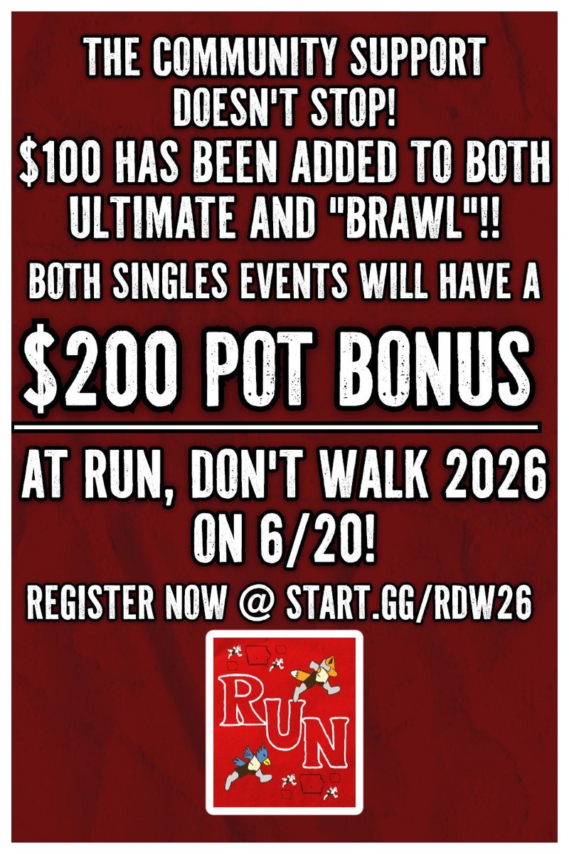 Run, Don't Walk 2026 - Jun 20th! tweet media