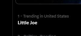 ParadustSPL's tweet photo. why has no one deployed this with a charity?

Little Joe is #1 ON TRENDING RIGHT NOW

-> https://t.co/ZOnsDCEw1C https://t.co/Bnd8w6Eobk