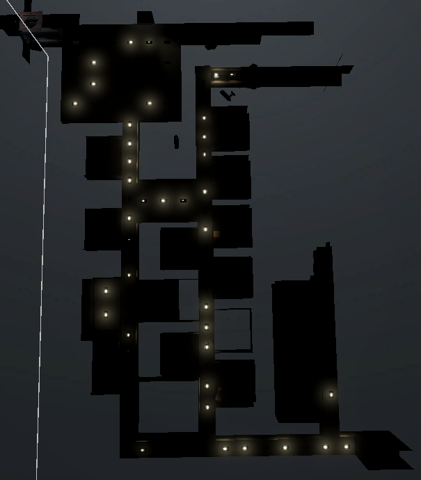 darknesshazard1's tweet photo. Let's get these hallways LIT. Spoilers for the first levels layout. You can even see some loose objects where a room used to be. #gamedev #indiegame #horrorgame https://t.co/09IkpCHIO8
