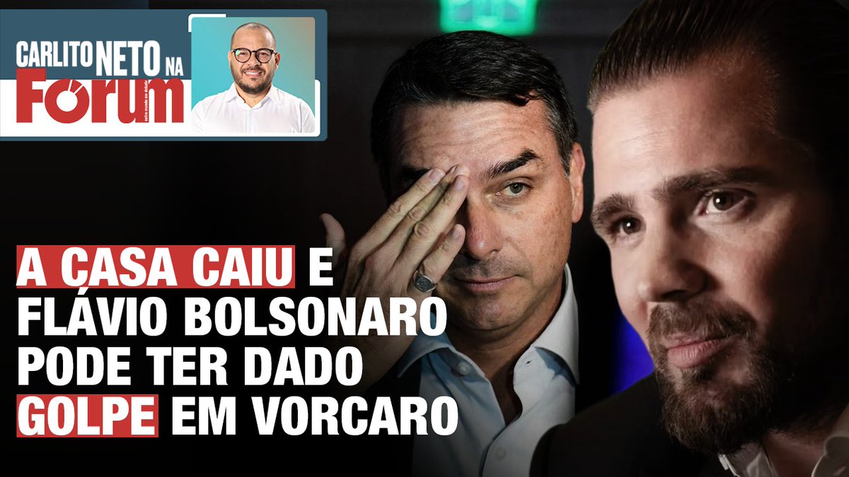 revistaforum's tweet photo. A casa caiu e Flavio Bolsonaro pode ter dado golpe em Vorcaro
Assista à análise de @carlitusneto na #Fórum: https://t.co/2FxaZlt0Pi
#casaCaiu #GolpeEmVorcaro #FlávioGolpista #RevistaFórum https://t.co/Cmmh0Z9xn3