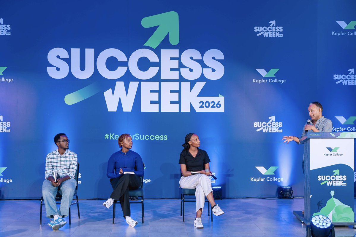 Kepler_College's tweet photo. On Day 4 of Success Week, students discussed financial management with @BankofKigali, explored entrepreneurship and innovation with @CoachGaelK, and joined an open dialogue on breaking taboos and embracing consent led by @KeplerHQ CEO @nathmunya.

Ahead of the industry visits, our Vice-Chancellor Prof. @damtie_baylie Yeshita challenged students to commit to lifelong learning, emphasizing that beyond a degree, success is built on knowledge and skills, networks, and experience.

#KeplerSuccess | #KeplerPathways
