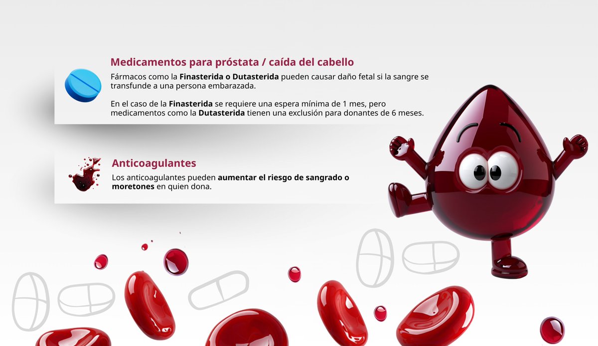 ISSSTE_mx's tweet photo. ¿Sabías que lo que consumes afecta tu donación? 🩸

Donar es un acto de amor, pero la honestidad es la clave para que sea seguro. Antes de donar, informa al personal de salud si tomas o recibes algún medicamento, para que valore si puedes donar de forma segura.

En el #ISSSTE, seguimos protocolos estrictos para que tu donación sea segura tanto para ti como para quien recibe. 🎁
