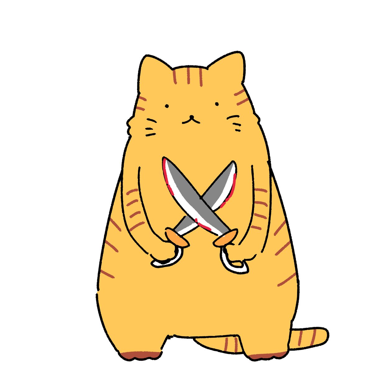 「#本ミリバール 危険性のない猫」|honmirinのイラスト