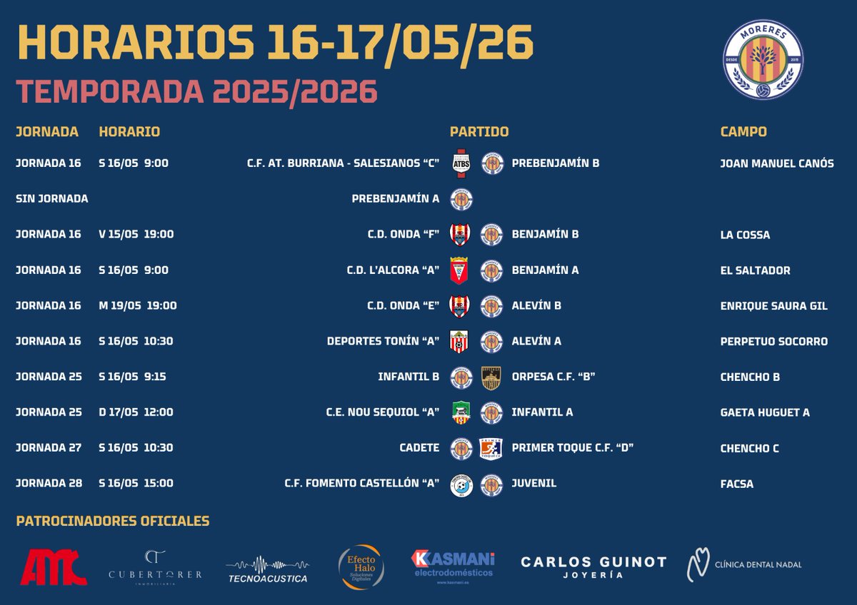 Club Moreres tweet media
