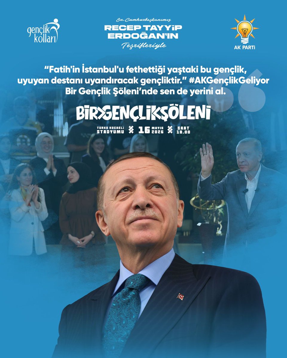 yyaseminozdemir's tweet photo. #AKGençlikGeliyor https://t.co/48lFzicQOY