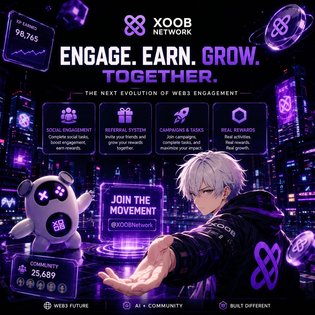 MdMasumbillh1's tweet photo. GM Builders 

@XOOBNetwork is opening a strong opportunity for creators, partners, and network builders.

If you refer a Web3 project that launches a campaign through XOOB, you can earn 50% of the platform fee generated from that campaign.

This creates a real incentive for people who actively connect quality projects with creator-driven growth.

Projects can now apply directly through:
https://t.co/87Y3Tp0ToF

What makes this interesting is the model itself.
XOOB is not just focused on impressions — it is building around measurable activity, creator performance, user acquisition, and real onchain engagement.

For teams looking to expand narrative, grow communities, or drive active participation, the platform is becoming a serious growth layer inside Web3.

Still early
but opportunities usually look like this before everyone notices