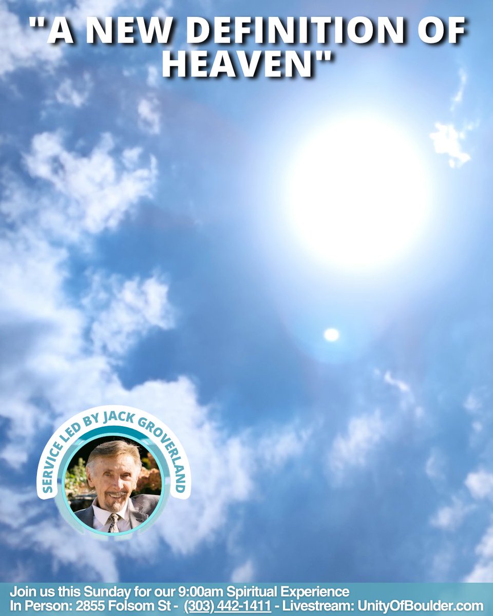 Unity of Boulder Spiritual Center tweet media