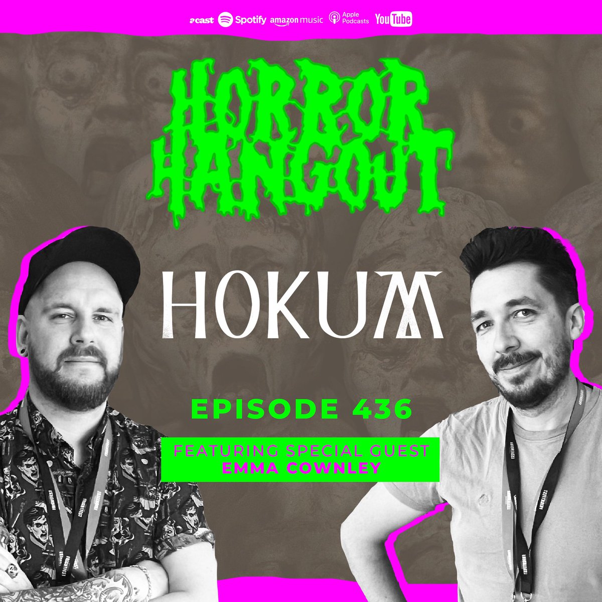 horror_hangout_'s tweet photo. We've been expecting you.

This week on #HorrorHangout, @ben_errington and Andy Conduit-Turner are joined by special guest Emma Cownley to discuss #HOKUM!

Listen on podcast feeds - https://t.co/2fo1ApmtQz https://t.co/lEQmUfnCjF