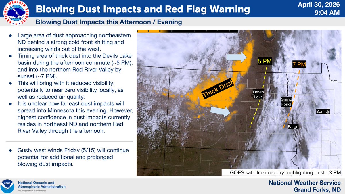NWS Grand Forks tweet media