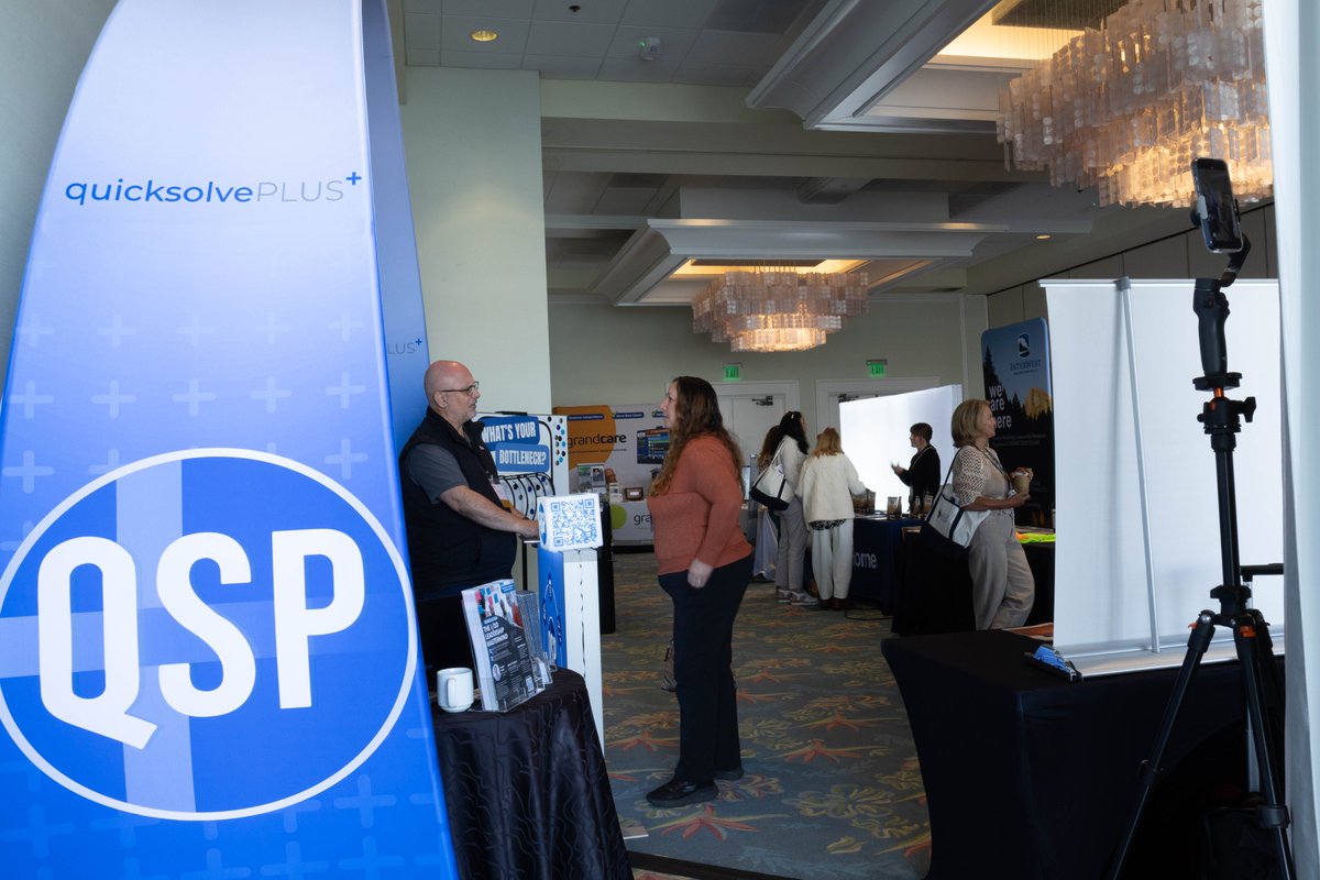 QuickSolvePlus's tweet photo. We had a great time at #CCLN2026 connecting with providers, leaders, and teams across the IDD community.

The conversations around staffing, compliance, operations, and person centered care were incredibly valuable.

Thank you to everyone who stopped by the QSP booth. https://t.co/nhD0BJCcmA