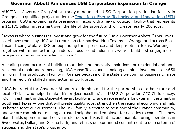 Governor Abbott Press Office tweet media