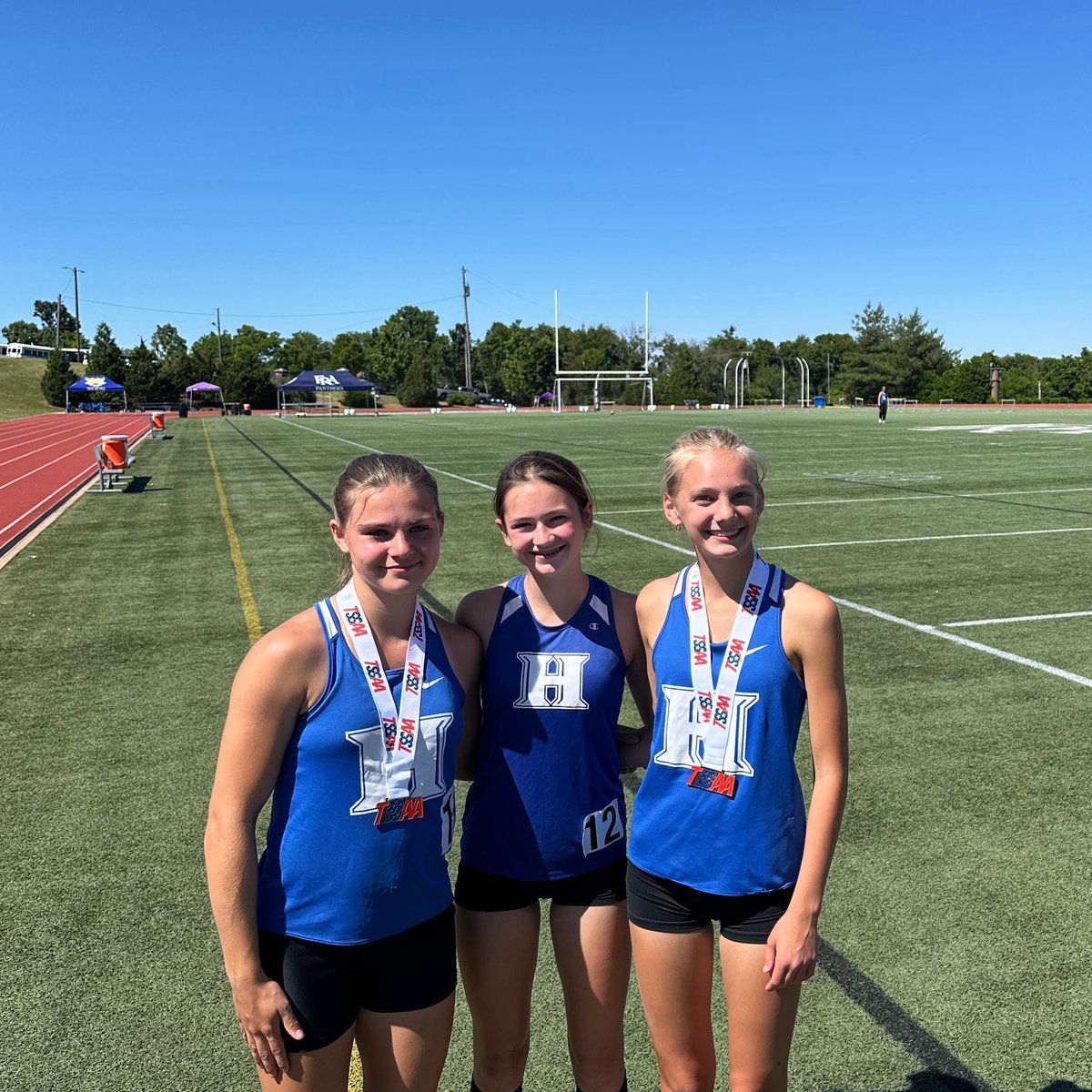 HALionsLive's tweet photo. 🥇 STATE CHAMPION 🥇

Brynne Miller is your State Champion in the pentathlon, scoring 3061 points across the five events. 

Freshman Emery Nowlin earns All-State honors with a 7th place finish. 8th grader Jordan Butler finishes in 13th. https://t.co/YyOQ9L5e00