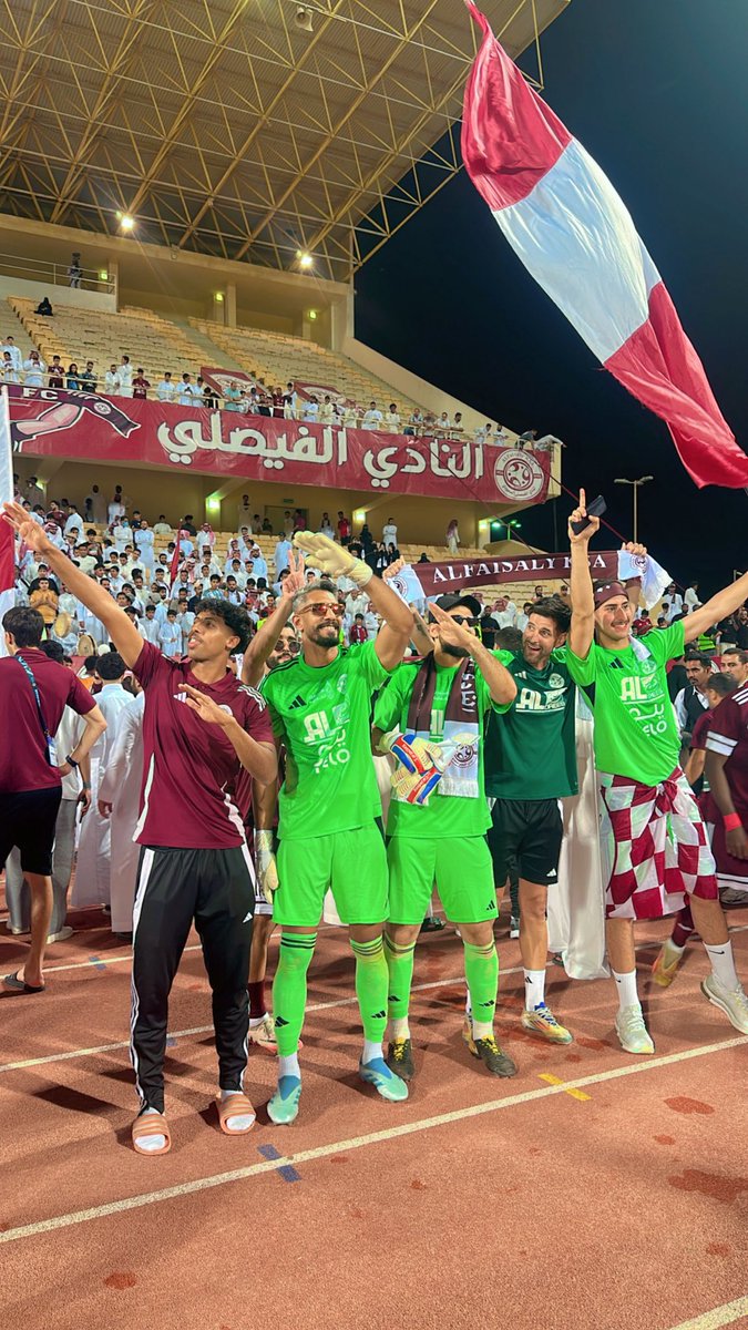 abdallhaldgem's tweet photo. #الفيصلي #دوري_روشن_السعودية 
الف مبروك عودة #نادي الفيصلي الى دوري روشن السعودي بعد غياب اربع سنوات بعد فوزة على نادي الباطن 4-0
ابارك لادارة النادي والجهاز الفني والجهاز الاداري وجميع اللاعبين والجمهور الذي حضر اليوم وساند الفريق وابارك لجميع محبي عنابي سدير https://t.co/GeOmteJJmY