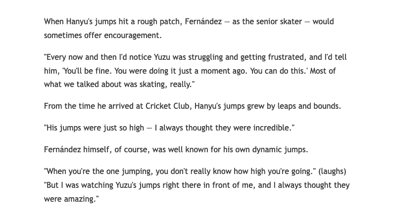 yuzuvierbot's tweet photo. javier on his first impression of yuzuru and their first days together at tcc https://t.co/ENQraLJo60