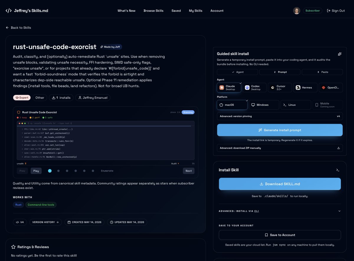 Unsafe Rust Code TLDR: Find and replace any unsafe code in your Rust project that isn't ...