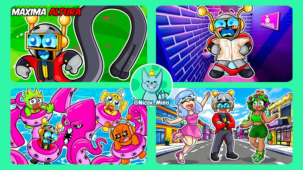 Nicox_Minis's tweet photo. 🎨Roblox thumbnails by Sprunki
🕹️ NEW THUMBNAILS
↗️ Thumbnails created to attract views
📩 Commissions open, contact me in DM
Thumbnail Artist/Graphic Designer
#thumbnail #Thumbmaker #roblox #comission #comision #youtube #miniatura #nicox #youtubedesign #miniaturero #Nicox_Minis https://t.co/NgwC1oiysd