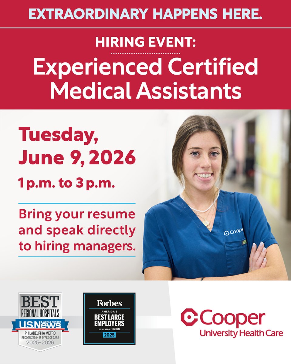 Cooper University Health Care tweet media