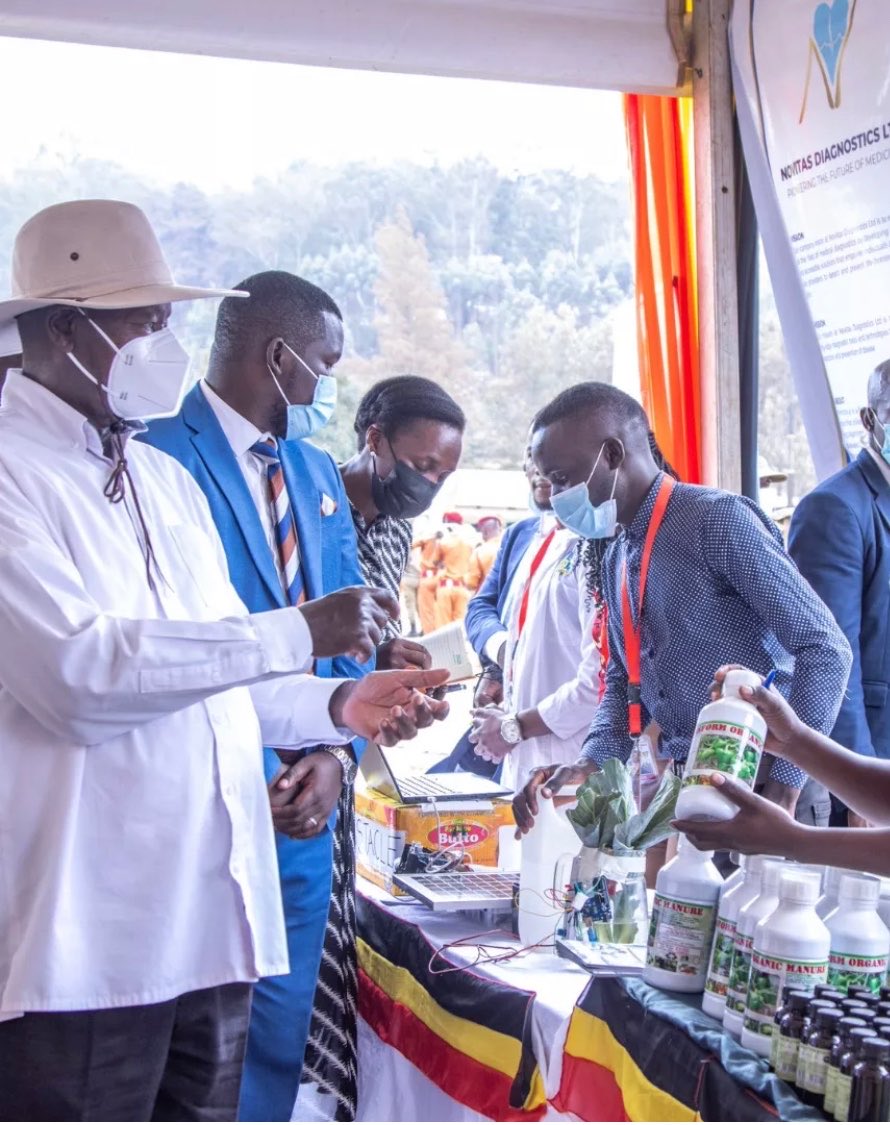 ThoraxaInd's tweet photo. Honored to showcase our Smart Hydroponic System and organic nutrients directly to His Excellency President Yoweri Kaguta Museveni! 🇺🇬
Grateful for the opportunity to demonstrate how we’re transforming Ugandan agriculture through innovation and sustainability. https://t.co/I0Gf435FBg