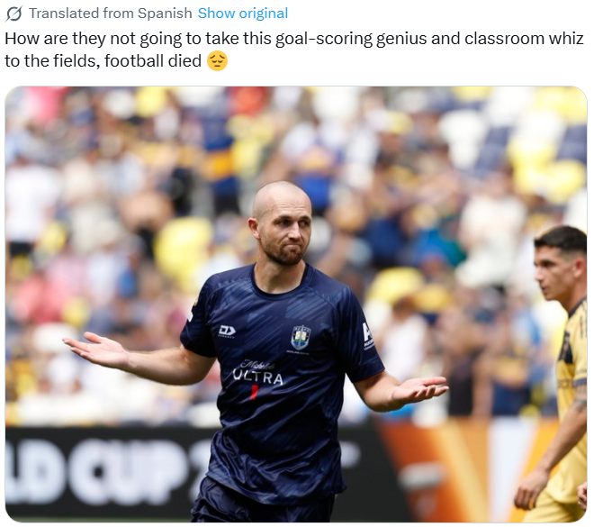 thenichecache's tweet photo. While New Zealanders argue back and forth about Tommy Smith's All Whites World Cup inclusion, the Argentinians are out there asking the real questions #ElProfesor https://t.co/pYabDT1yXC
