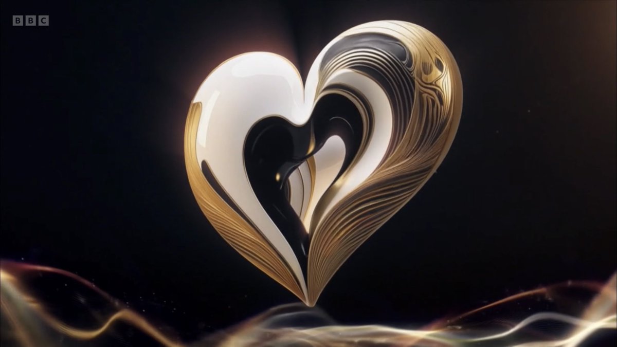 superTV247's tweet photo. I detest this AI slop heart with a burning passion. It looks like actual MILK. #Eurovision https://t.co/NY4J8rXLb1