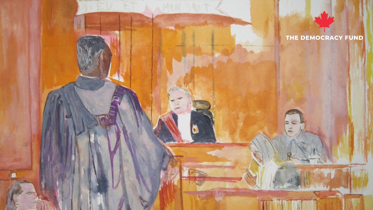 TDF_Can's tweet photo. NEWS RELEASE: TDF successfully defends open court principle

TDF is pleased to report that its lawyers secured assurances from officials that David will be allowed to sketch freely in open court. Police and court security have been reminded and educated that sketch artists are permitted inside the courtroom and that members of the public are entitled to attend open court proceedings. 

This affirms the open court principle that helps maintain public confidence in the justice system.

Learn more: https://t.co/0pqOjc7uX9