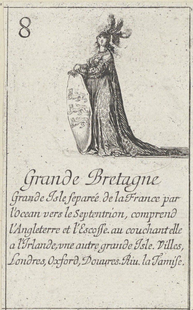 These French mid-century examples of 'educational' card decks lie behind the production of such English cards in the 1670s, of which Henry Winstanley's 'geographical' is a fine and probably the earliest example 