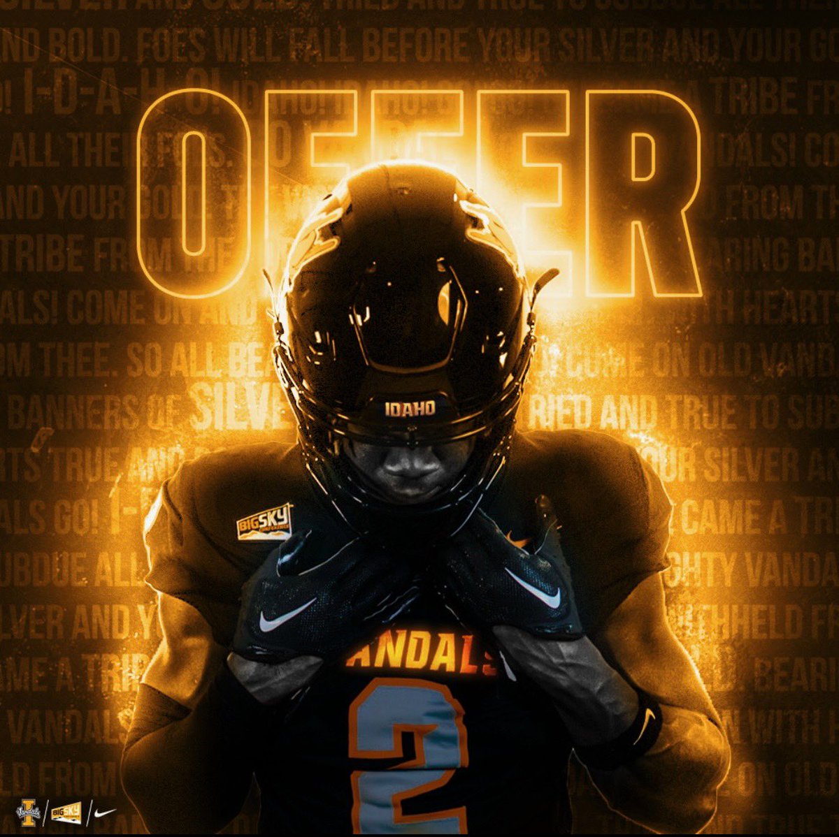 Matt_Avelar2's tweet photo. ✌️Blessed and grateful for the offer @VandalFootball Thank you @CoachShoeUI for making the long hot drive down to Southern Arizona. Truly appreciate the opportunity and can’t wait to keep working! #GoVandals #AGTG 
@WGHS_Athletics @FB_RedWolves 
@therealbeadle https://t.co/zs2dQhlkm1