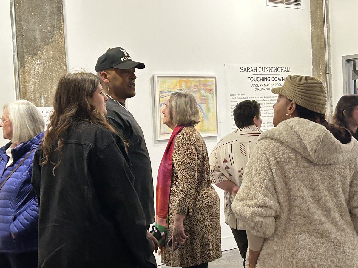 PhilaAssembly's tweet photo. Join us for the closing reception of Touching Down tonight, May 14th, 6-9pm! Thanks to everyone who came to the opening reception in April. https://t.co/MEMEeVc8nk