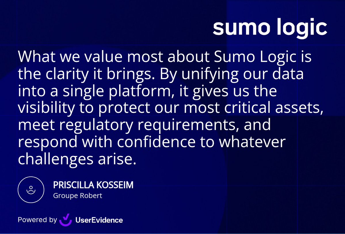 Sumo Logic tweet media