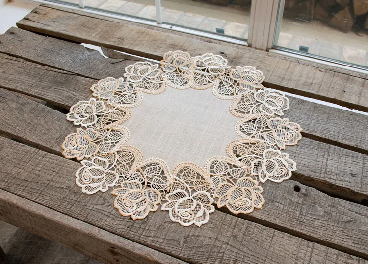 LinensArtThings's tweet photo. Elevate your table setting with the timeless beauty of our Beige Lace Vintage Rose Doily. Meticulously handcrafted with intricate rose patterns, this exquisite lace doily adds a touch of vintage charm and elegance to any occasion. The delicate beige hue complements a variety of decor styles, making it a versatile choice for both formal and casual gatherings! #linens #doilies #tablecloths #tabletopper #homedecor #homedesign #tablelinens #tablerunner #cloths #art #lace #LAT #linensartandthings Watch Here: https://t.co/W85GKvVzS4