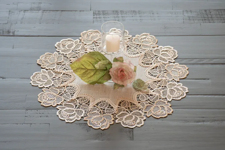 LinensArtThings's tweet photo. Elevate your table setting with the timeless beauty of our Beige Lace Vintage Rose Doily. Meticulously handcrafted with intricate rose patterns, this exquisite lace doily adds a touch of vintage charm and elegance to any occasion. The delicate beige hue complements a variety of decor styles, making it a versatile choice for both formal and casual gatherings! #linens #doilies #tablecloths #tabletopper #homedecor #homedesign #tablelinens #tablerunner #cloths #art #lace #LAT #linensartandthings Watch Here: https://t.co/W85GKvVzS4