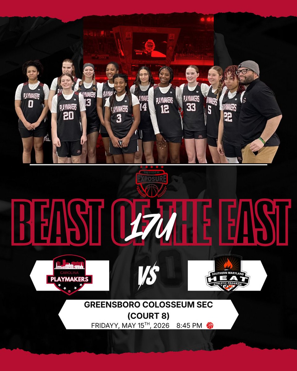 playmakersnc_'s tweet photo. @RoanokeWBB Check us out this weekend! Talented group! https://t.co/v3Y7C6at9K