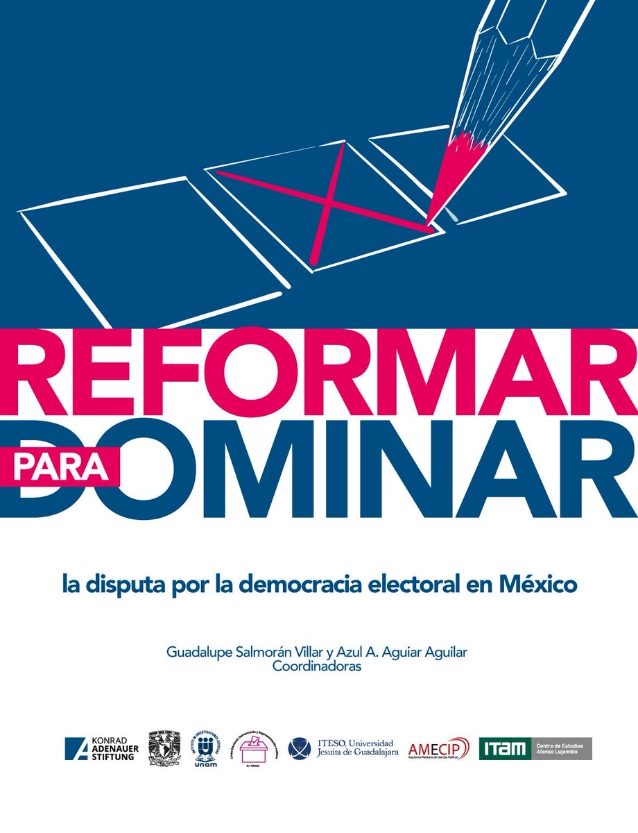 azulaguiar's tweet photo. 📜Reformar para dominar: la disputa por la democracia electoral en México
🔗Lo pueden consultar aquí https://t.co/9MWxf5hFsZ
#KAS #UNAM #ITESO #ITAM #AMECIP https://t.co/o3GYFaSp93