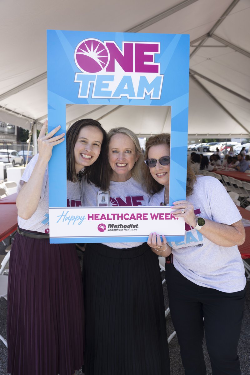 MethodistHlth's tweet photo. Our Corporate and Methodist South teams celebrated Healthcare Week, honoring their courage, compassion, and comradery with fun, food, and friends. https://t.co/VgT81xDLVk