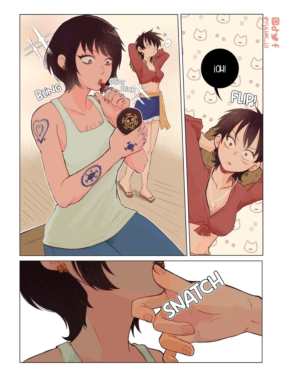 Yuumi_ui's tweet photo. Strawberry Lip Balm💄🍓-Eng Ver [3/7]

Tried my hand at translating this comic I posted a while ago! I already shared it on Tumblr, but I wanted to post it here since I’m starting to bring my comics to an English-speaking audience  

#LawLu #Lulaw #ロール #ルロー https://t.co/GDfSFyrxNA