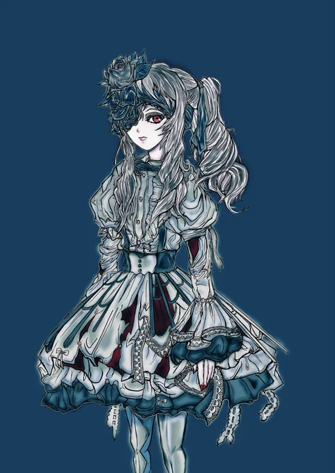 おはようございます 続きです! #WIPㅤㅤㅤ #イラスト
