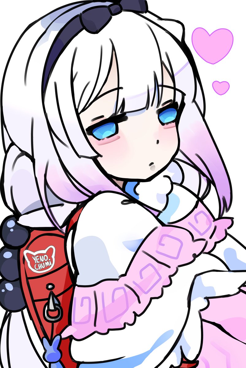 yenochumi's tweet photo. Drew a little while ago and forgot to post 
Kanna  from Miss Kobayashi's Dragon Maid
#fanart #kobayashisanchinomaiddragon https://t.co/sVPDH6z8kg