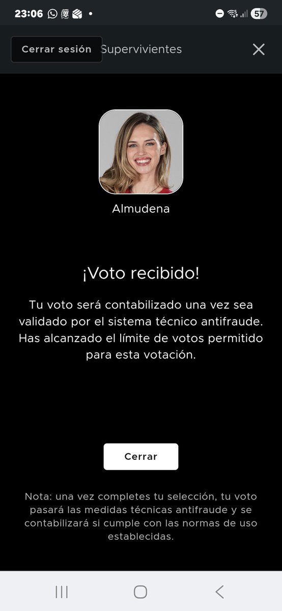 Montsemv4's tweet photo. Hora de que Aratz vuelva a España.  Almudena se queda#SVGala11 https://t.co/FtvsWHyD4M